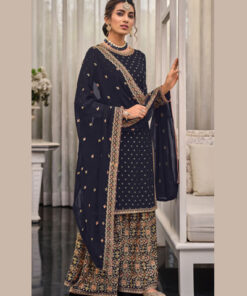 EBA D.NO 1448 INDIAN WOMEN HAEVY EMBROIDERY PARTY WEAR PALAZZO SUIT