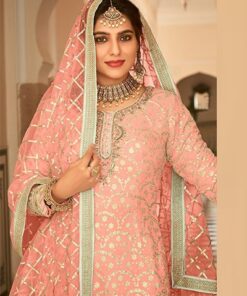 EBA D.NO 1486 INDIAN WOMEN HEAVY EMBROIDERY PARTY WEAR DESIGNER SHARARA SUIT
